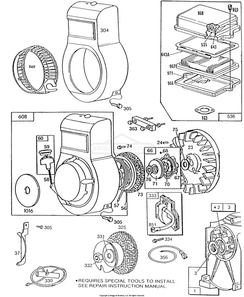 Blower Hsgs,Rewind,Flywheel
