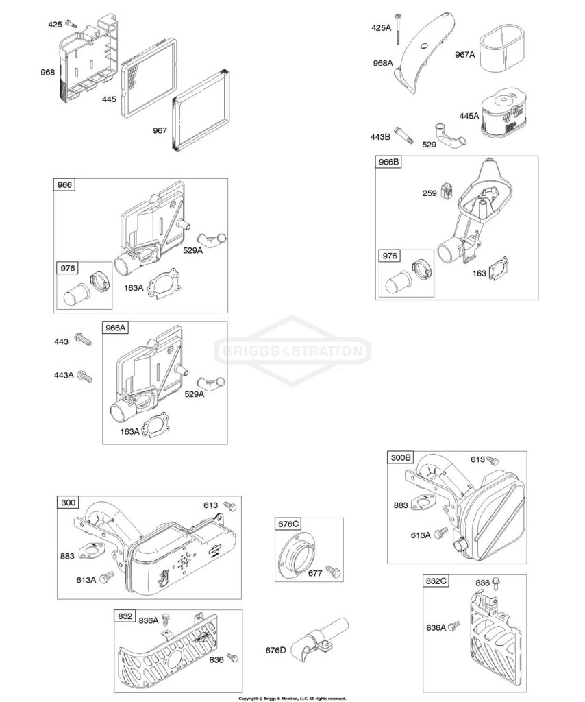 Air Cleaner, Exhaust System
