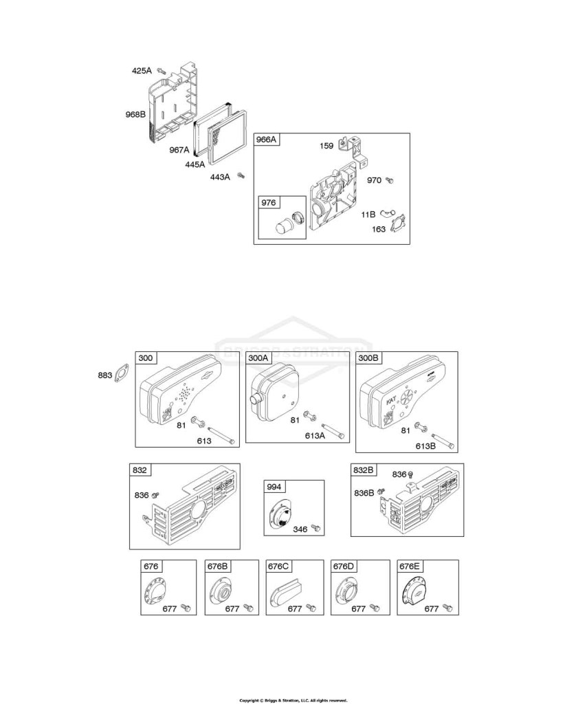Air Cleaner, Exhaust System