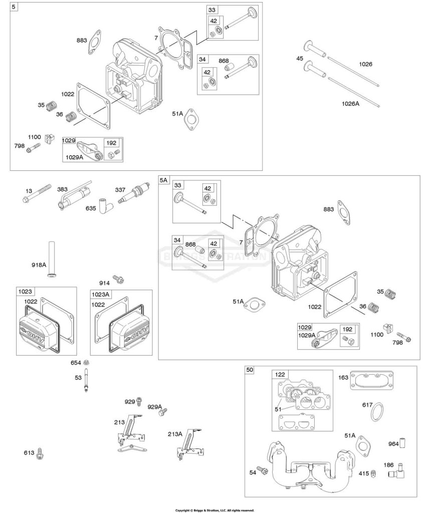 Cylinder Head, Rocker Arm Cover, Intake Manifold