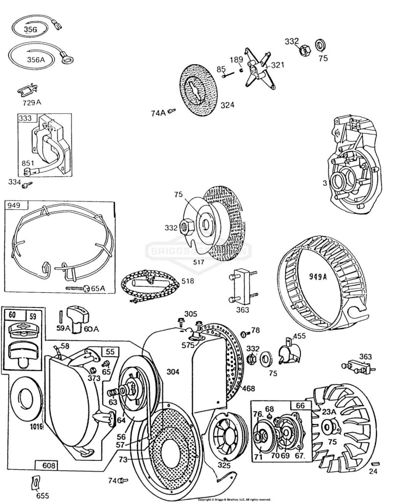 Blower Hsg,Rewind,Screens