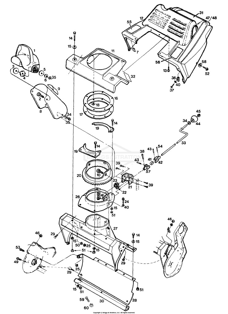 Auger Housing & Chute Group