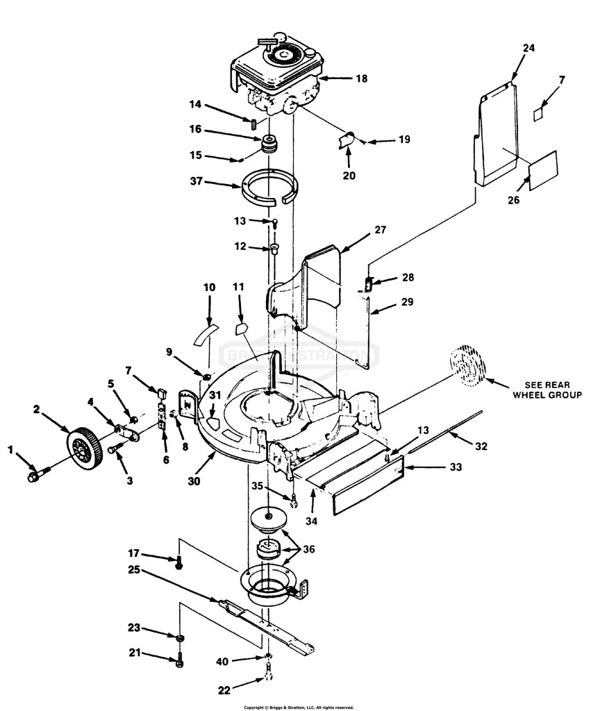 Engine & Mower Deck Group