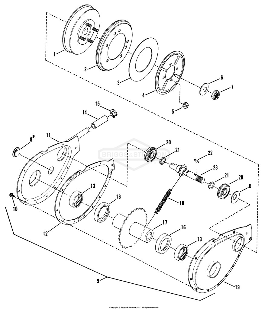 Chain Case & Smooth Clutch Assm'y