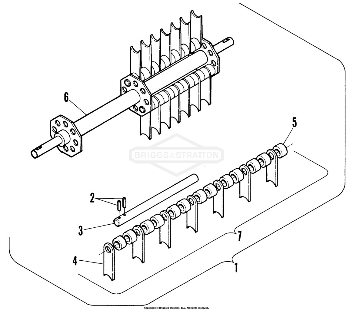 Raking Shaft Assembly