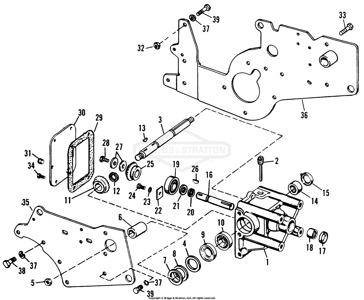 BEVEL GEAR HOUSING