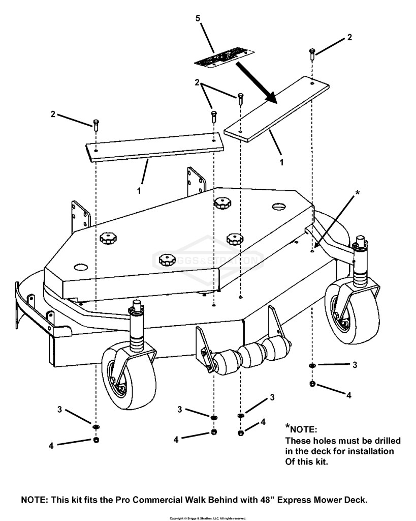 Front Ballast - (Front Express 48 Deck)