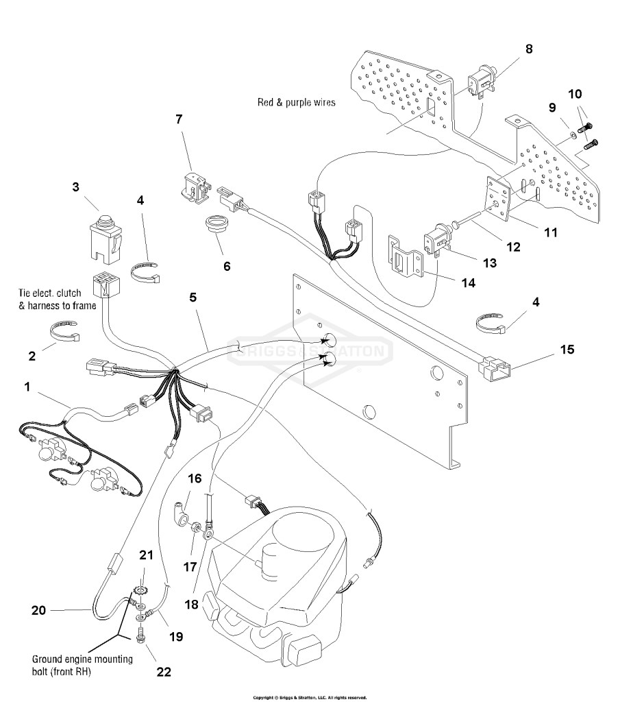 Electrical Group - Lower Harness