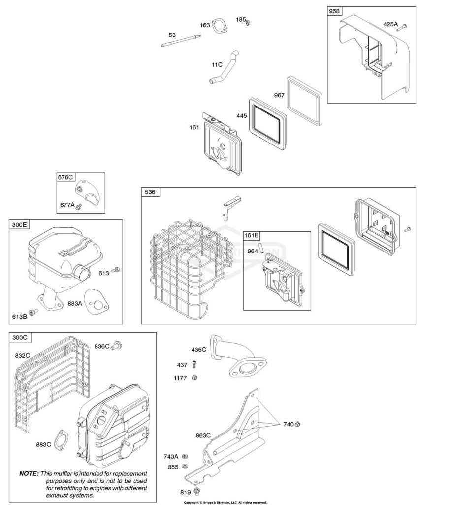 Air Cleaner, Exhaust System