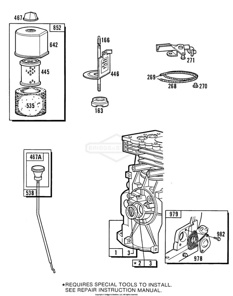 Air Cleaner, Misc Parts