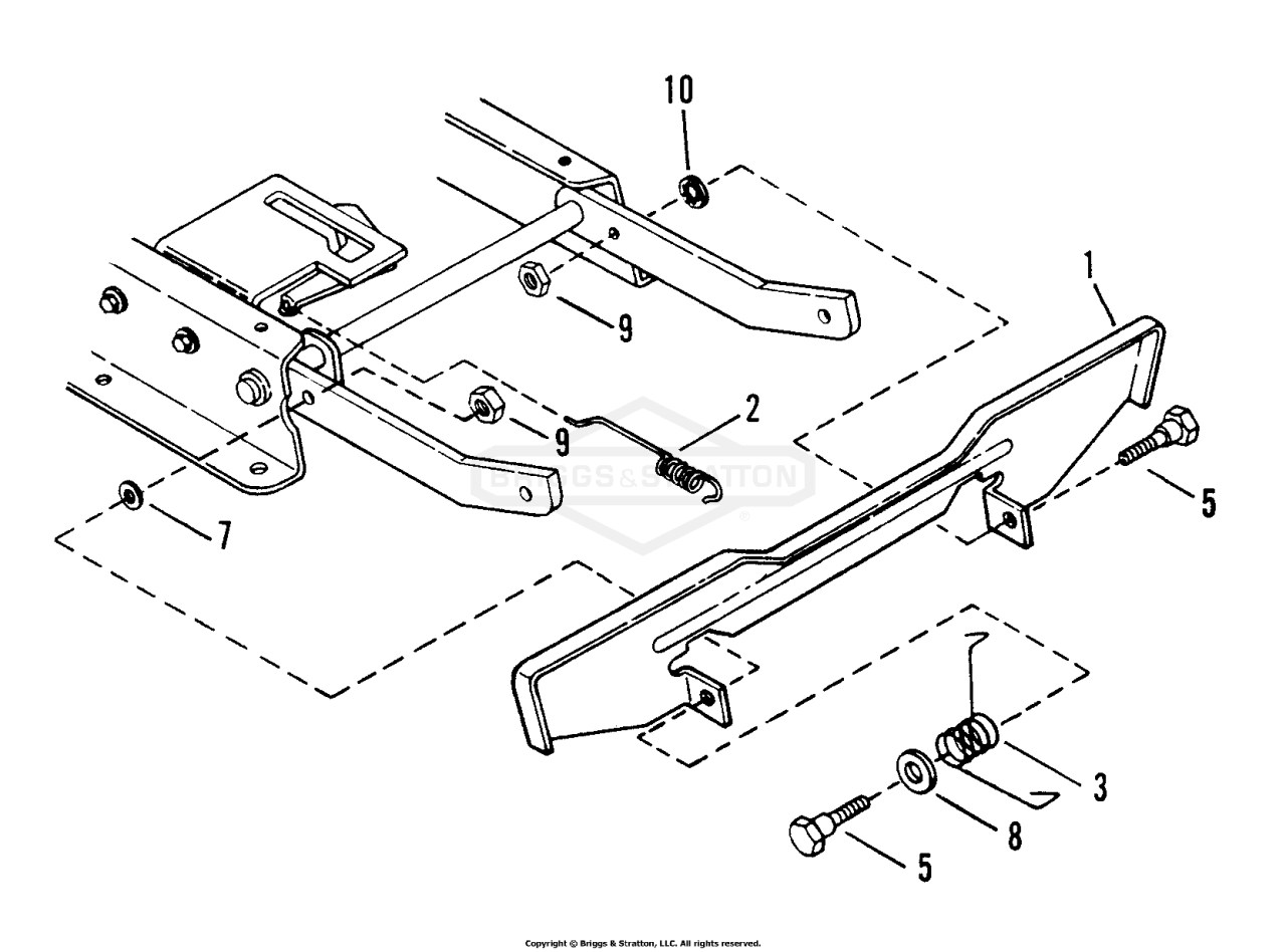Blade Stop Pedals (25, 26 & 28 Deck)
