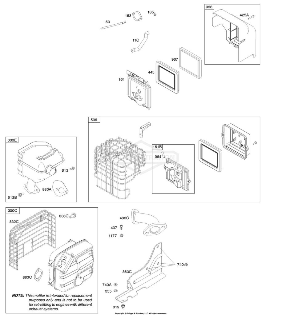 Air Cleaner, Exhaust System
