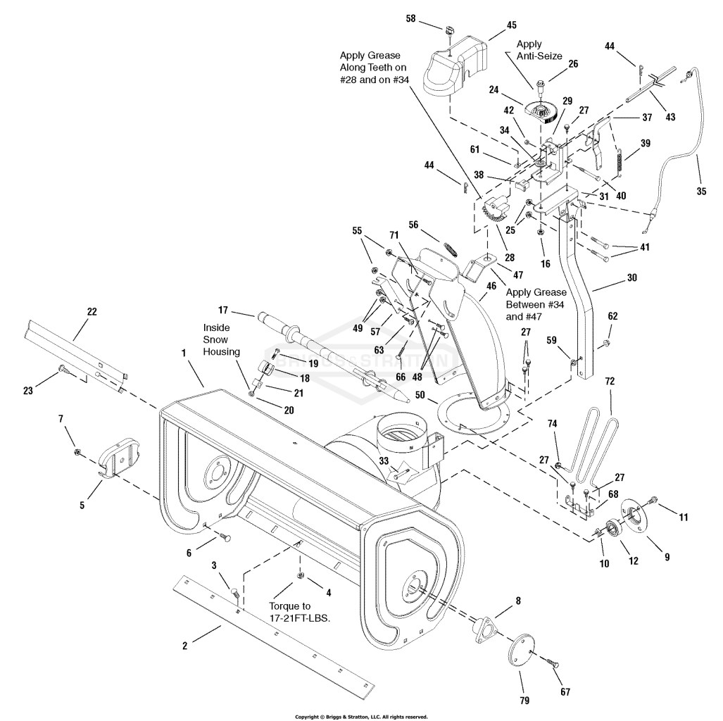Auger Housing & Chute Group