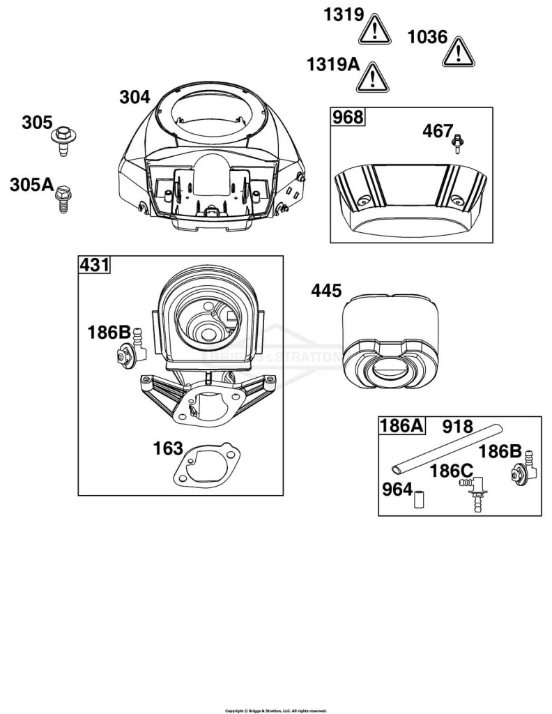 Blower Housing and Air Cleaner Group