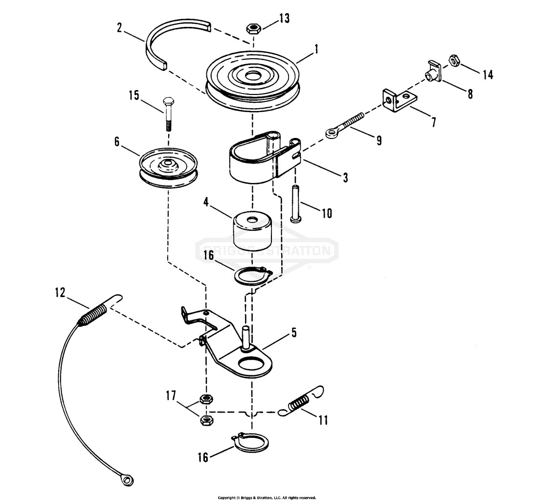 Belt, Blade Brake Components (42 Deck)