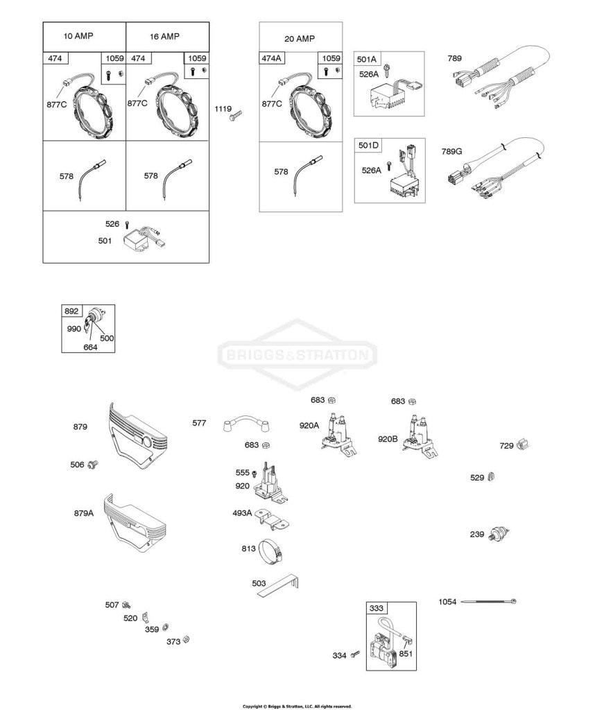 Alternator, Starter Solenoid, Armature