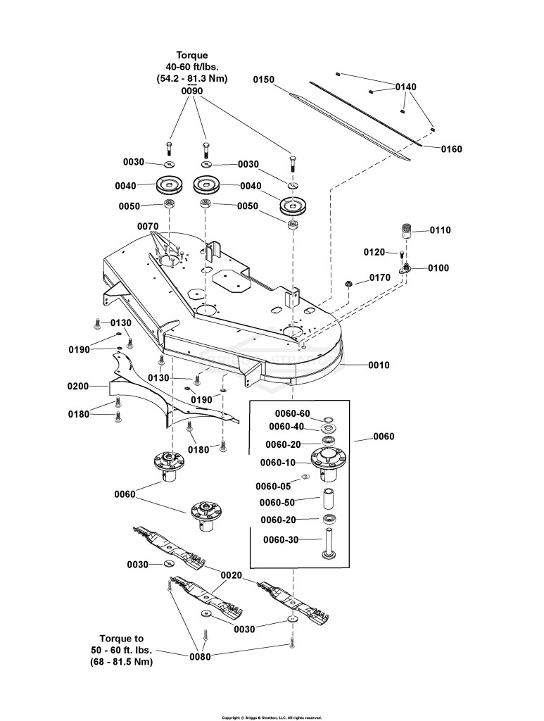 48 Mower Deck - Housing & Arbor Group