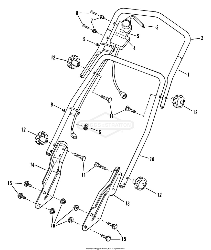 Upper, Middle & Lower Handles