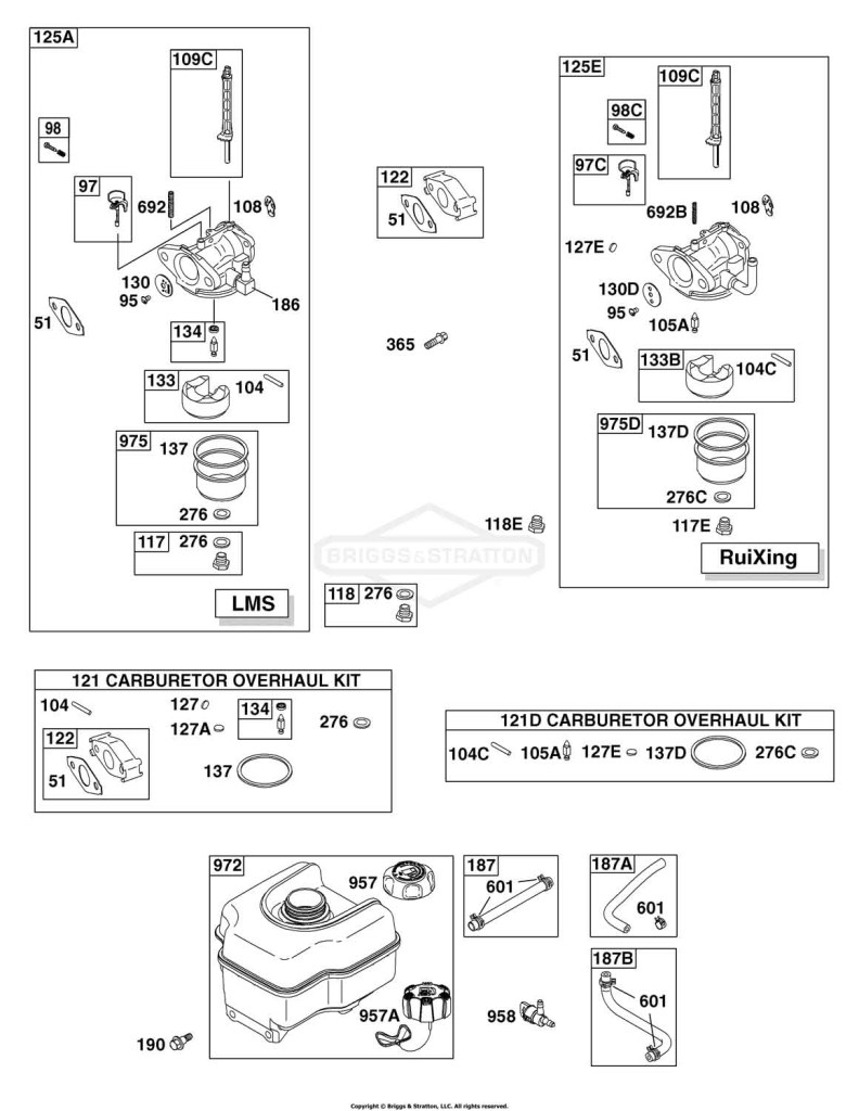 Carburetor, Fuel Supply