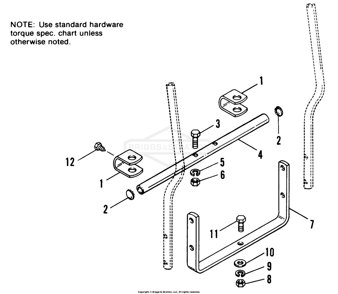 30 Draw Bar & Grass Catcher Adaptor Kit