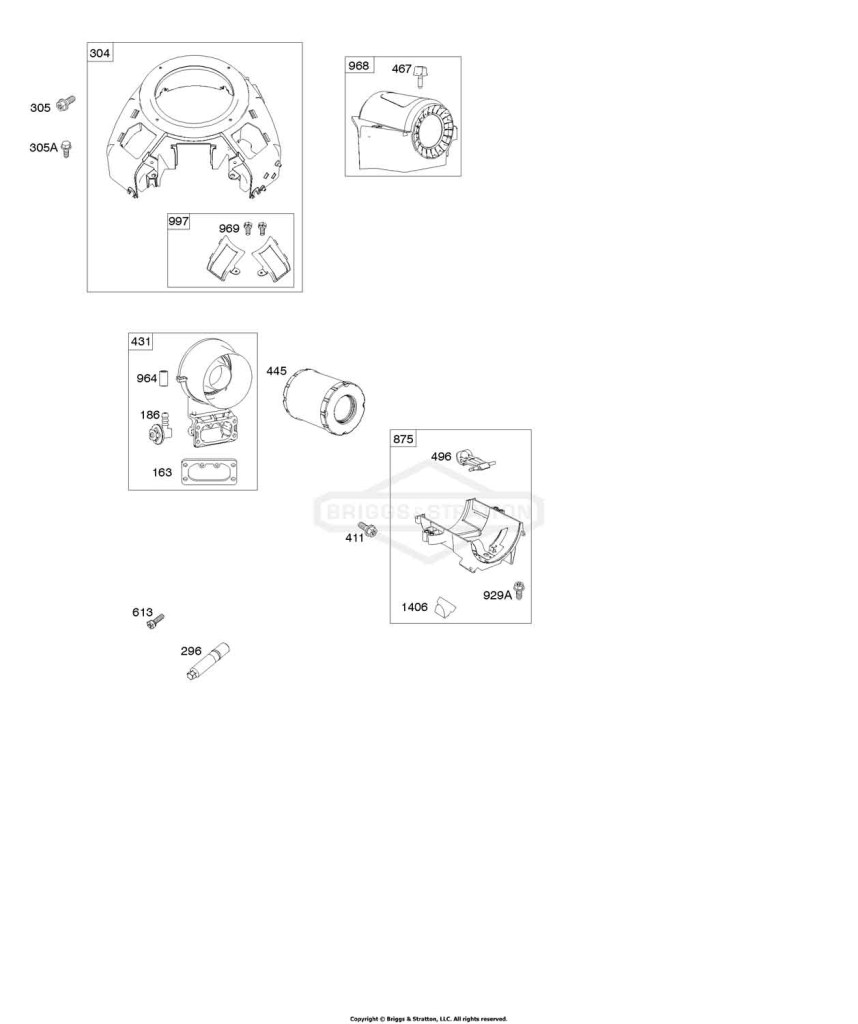 Blower Housing, Air Cleaner