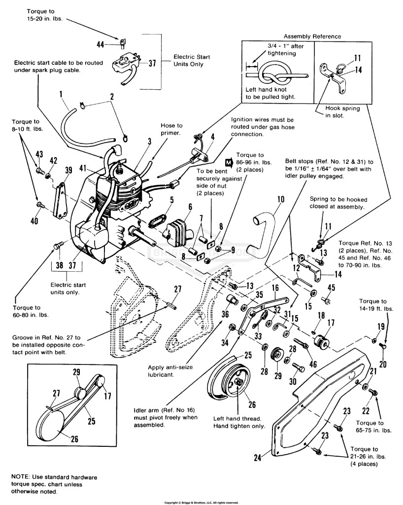 Engine & Drive Group (Later Models)