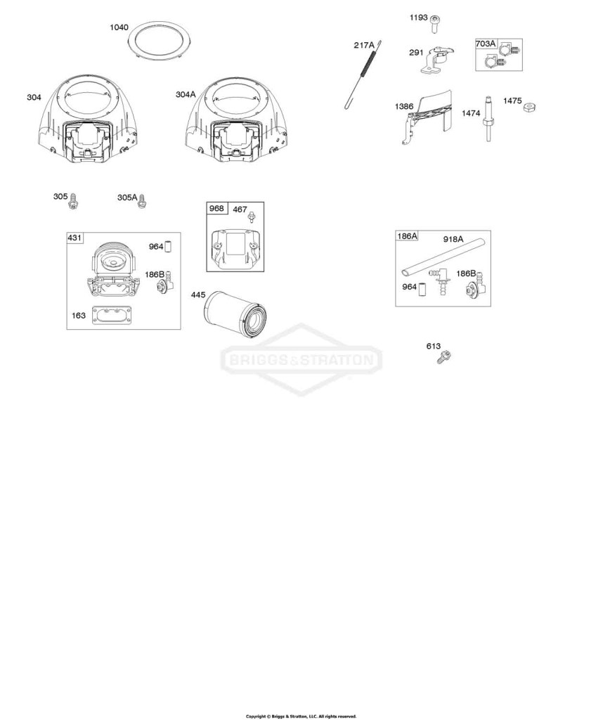Blower Housing, Air Cleaner
