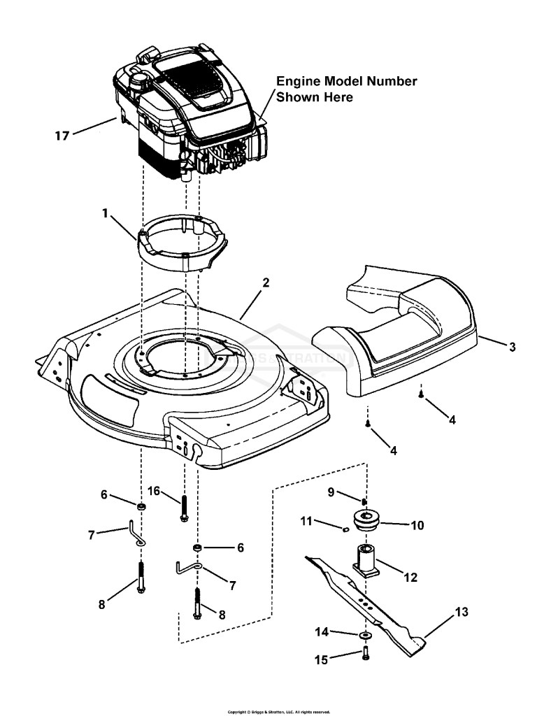 Engine & Blade Assembly (SPV22)