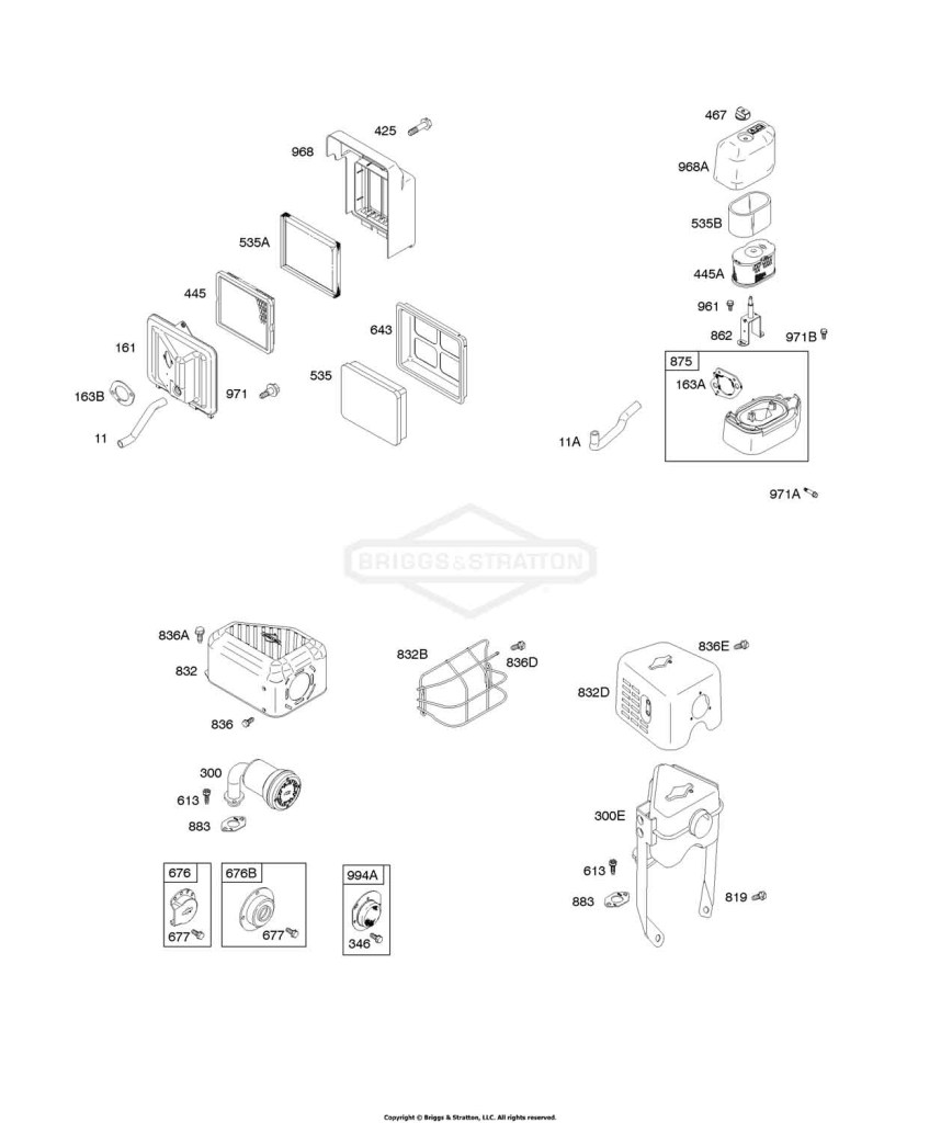 Air Cleaner, Exhaust System