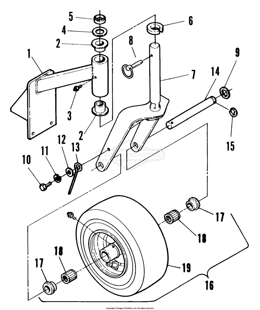 Caster Wheel Assembly