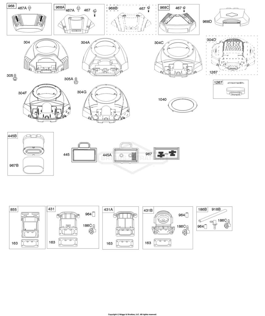 Blower Housing, Air Cleaner