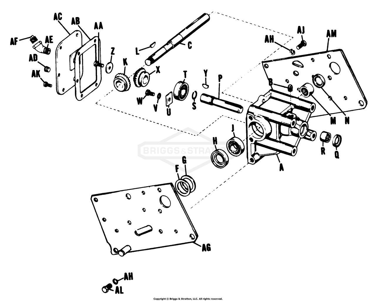 BEVEL GEAR HOUSING