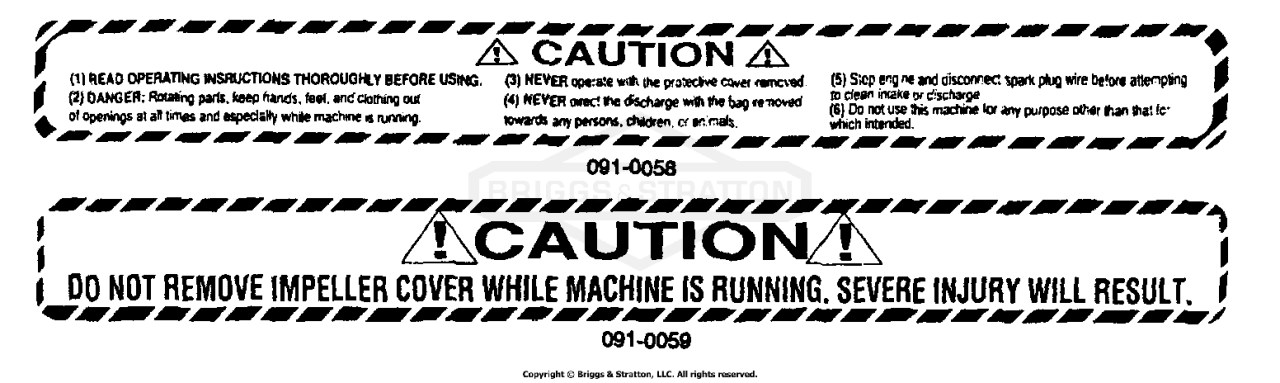Caution Decals