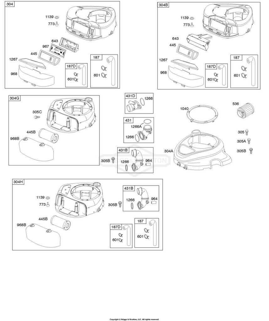 Air Cleaner, Blower Housing