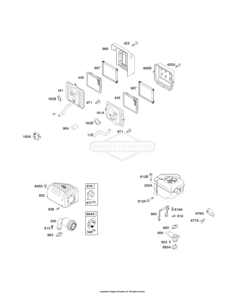 Air Cleaner, Exhaust System