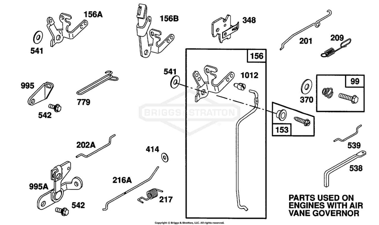 Air Vane Governor Parts