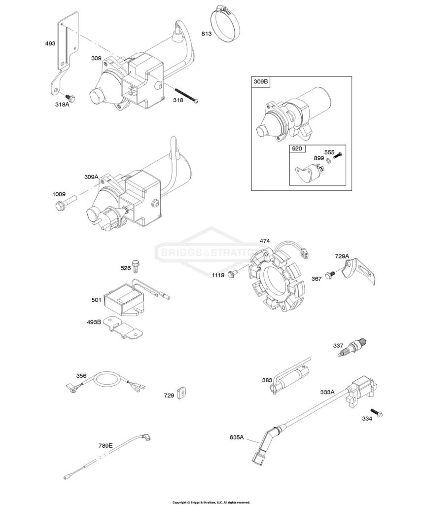 Alternator, Electrical Starter, Ignition
