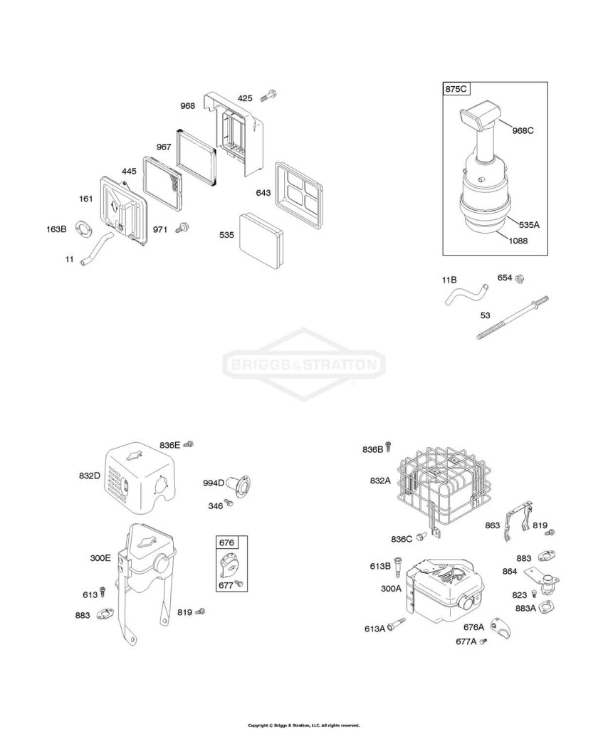 Air Cleaner, Exhaust System