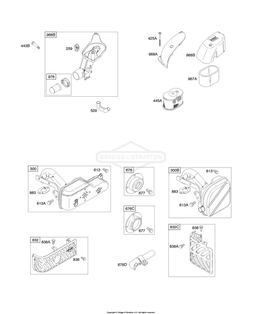 Air Cleaner, Exhaust System