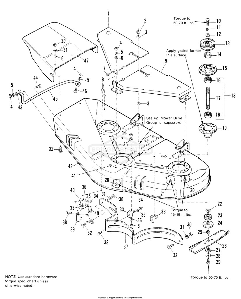 42 Mower Deck & Arbor Group