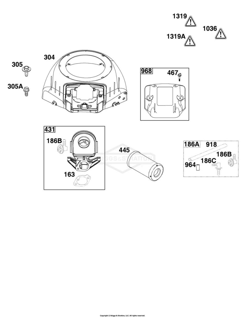 Blower Housing and Air Cleaner Group