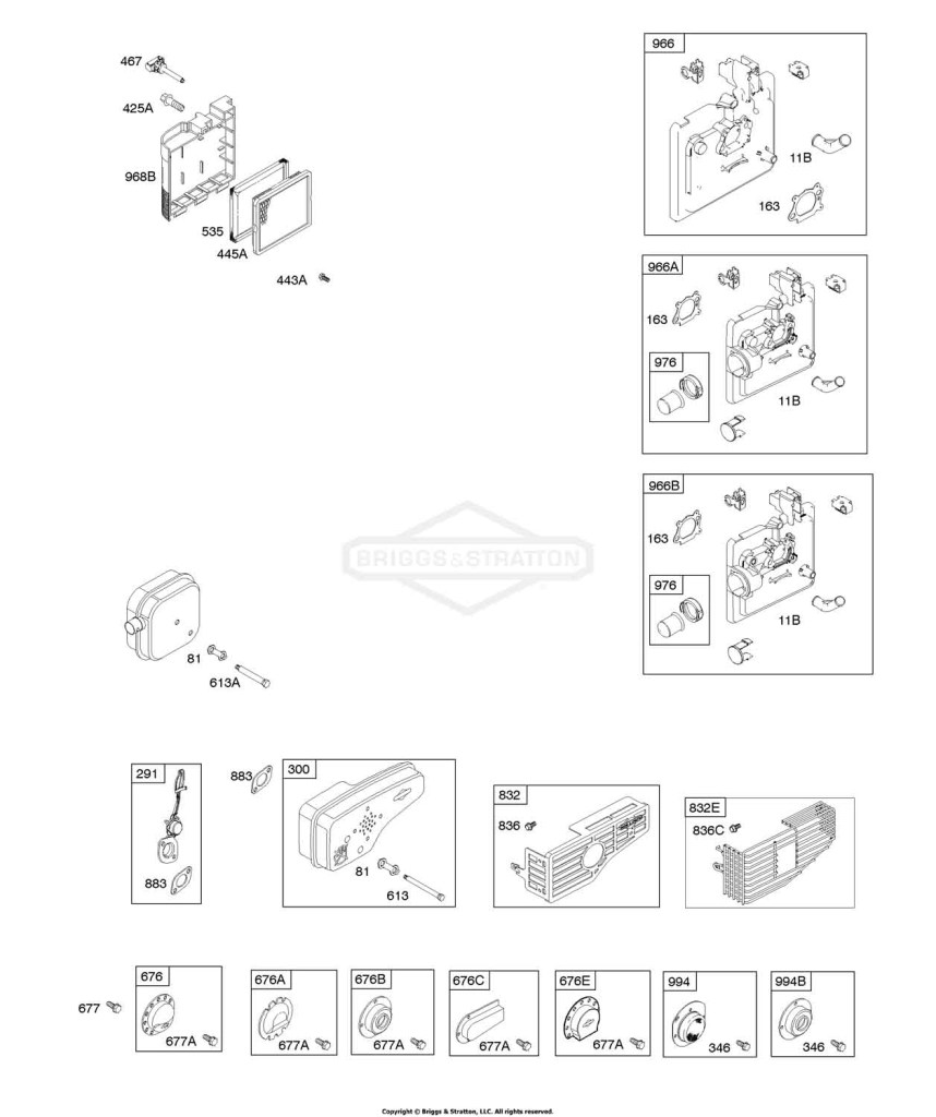 Air Cleaner, Exhaust System