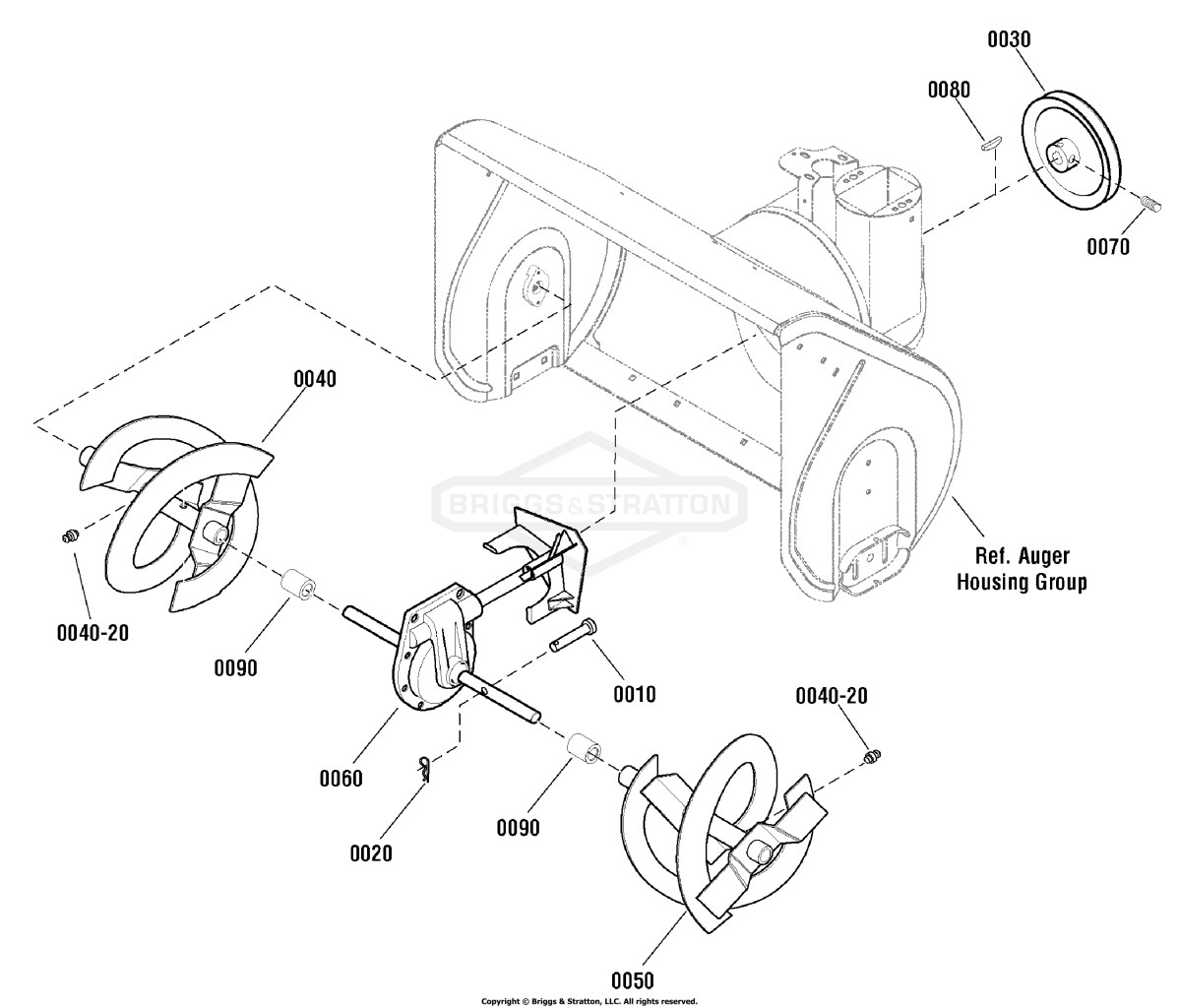 Auger Drive Group - Medium Duty