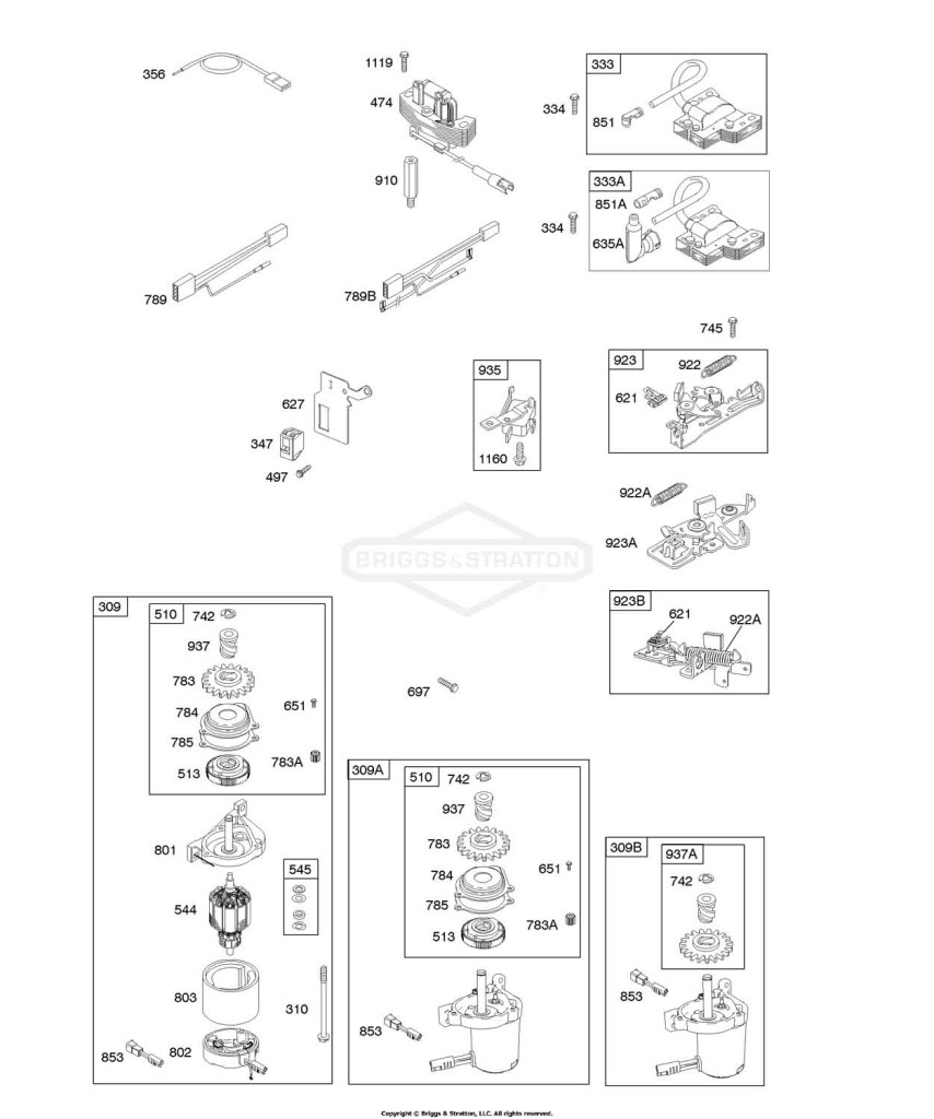 Alternator, Electric Starter, Electrical, Flywheel Brake, Ignition