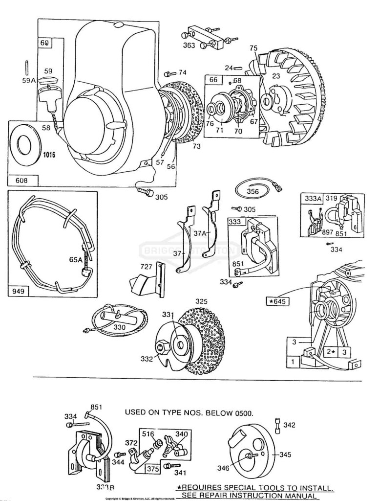 Blower Hsgs,Rewind,Flywheel