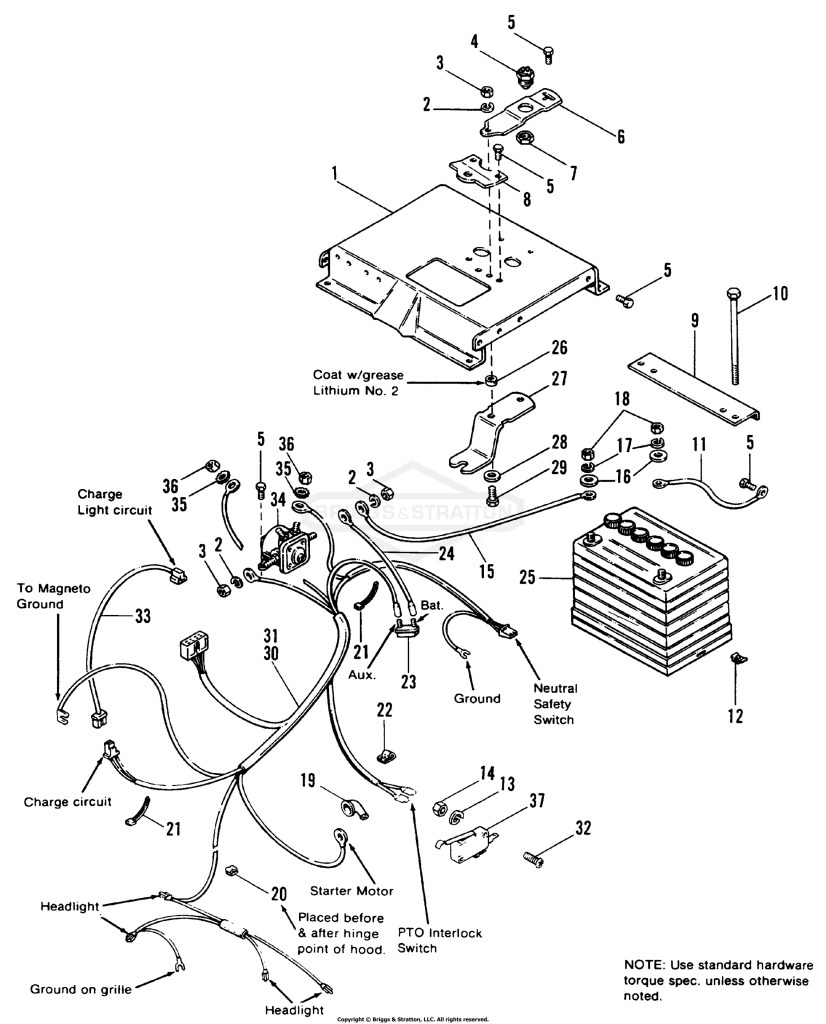 Electrical Group - Early Models