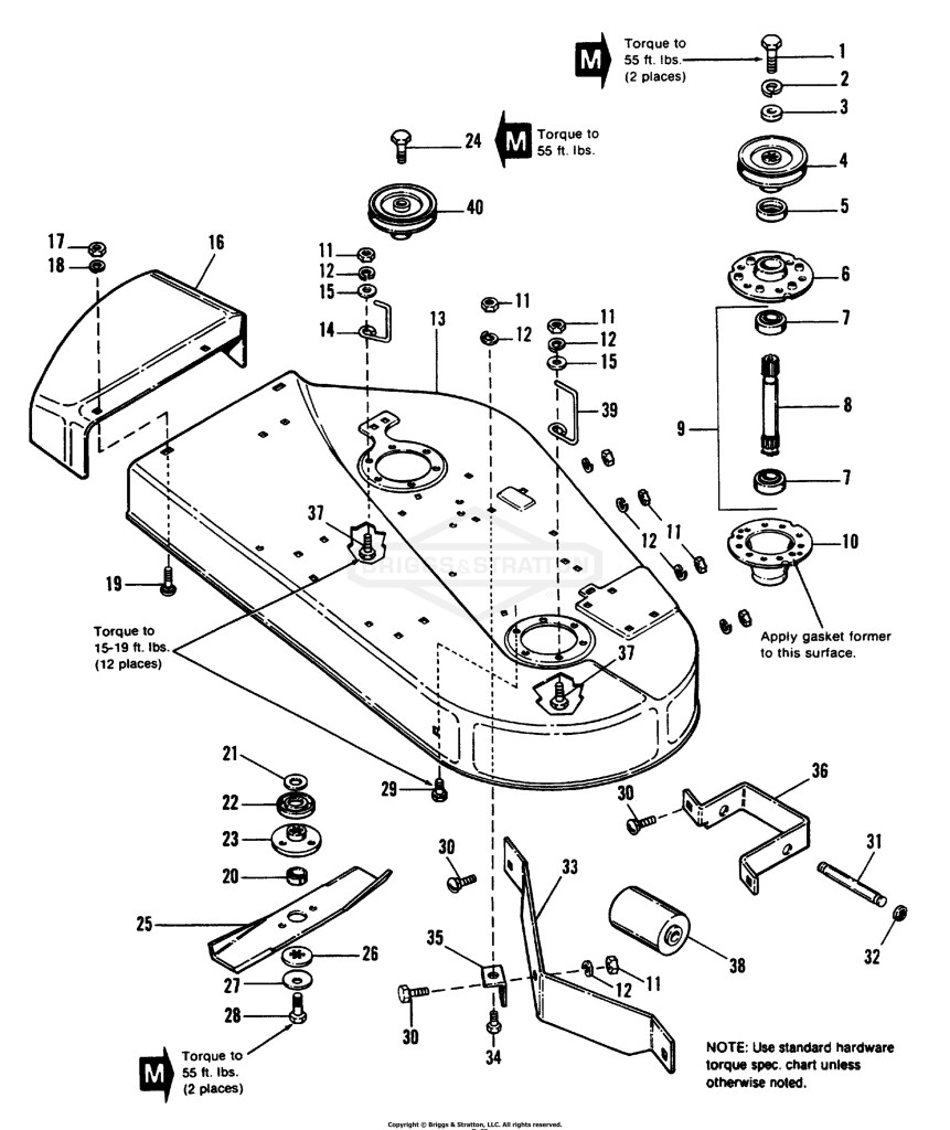 36 Mower Deck & Arbor Group