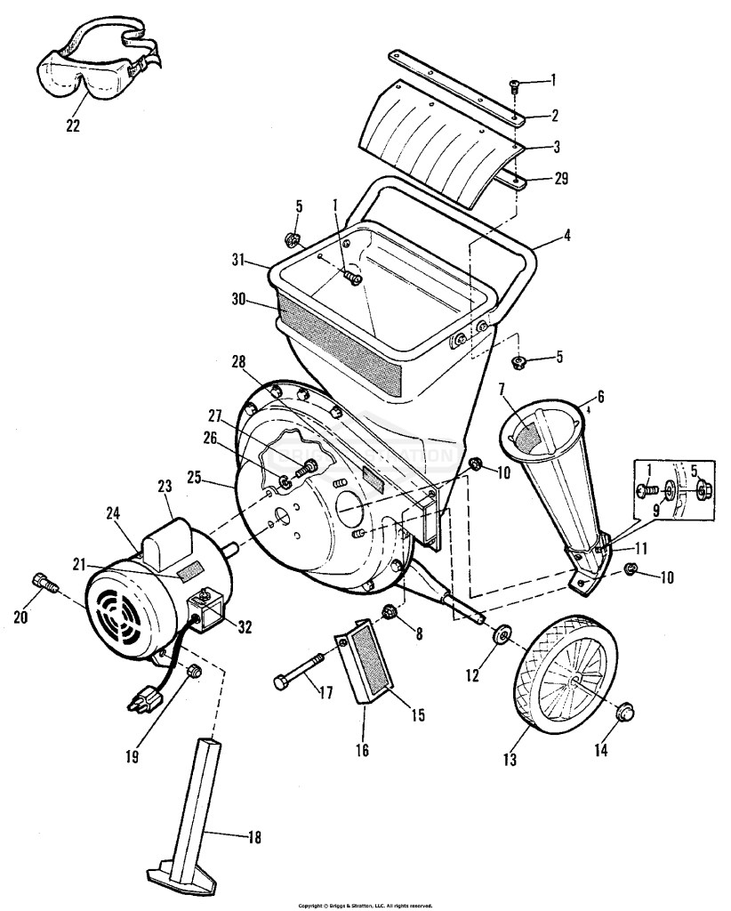 Hoppers & Engine/Motor Group (2631I01)