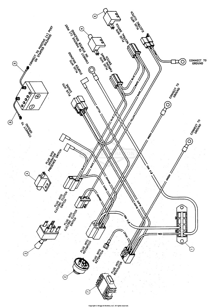 Electrical Schematic - DDS 17HP Kawasaki Electric Start