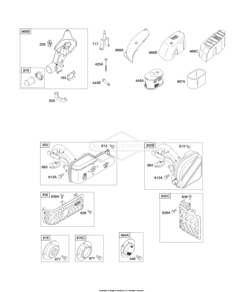 Air Cleaner, Exhaust System